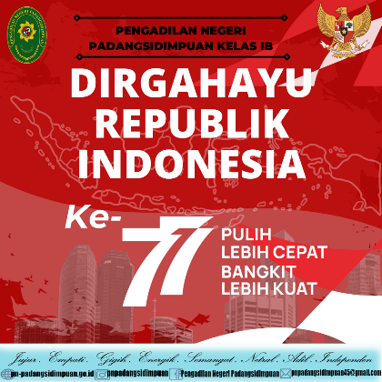 DIRGAHAYU REPUBLIK INDONESIA KE-77